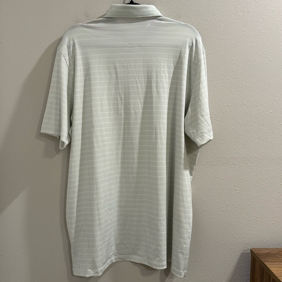 Greyson Men’s XL Mint Green Striped Polo Golf Shirt Casual Athletic Performance - Picture 2 of 8